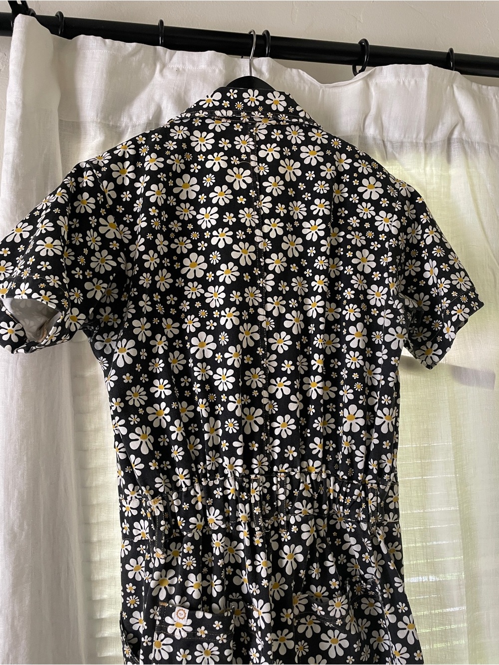 Big Bud Press Lazy Daisy Short-Sleeve Jumpsuit size M - Picture 7 of 9